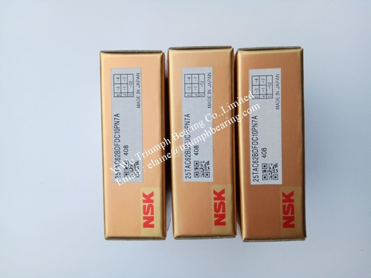 Los rodamientos de soporte de tornillos NSK 25TAC62BDFDC10PN7A (Un conjunto de 3 piezas)