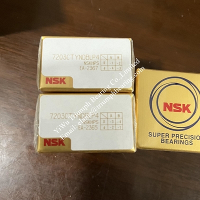NSK de alta precisión rodamiento de bola de contacto angular 7203CTYNDBLP4