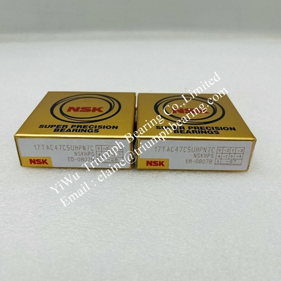 NSK rodamiento de perno de bola, rodamiento de bola de contacto angular de precisión 17TAC47CSUHPN7C