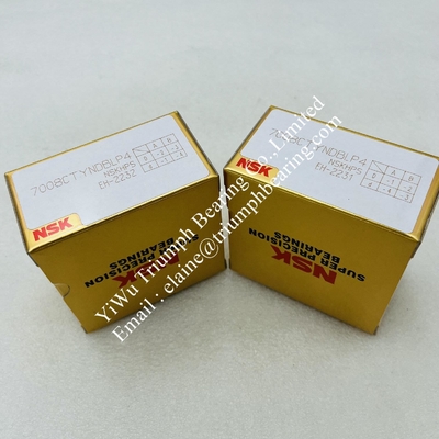 NSK Precisión rodamiento de bola de contacto angular 7008CTYNDBLP4 (Un juego de 2pcs)