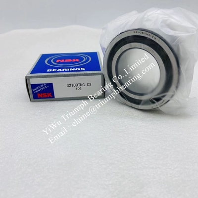 NSK rodamientos de bolas de contacto angulares, de doble fila, 3210BTNGC3