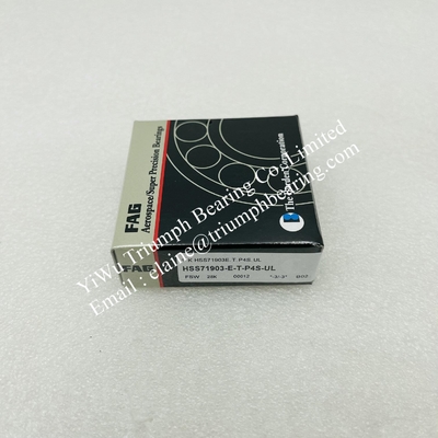 Los rodamientos de bolas de contacto angulares de alta precisión HSS71903-E-T-P4S-UL, HSS71904-E-T-P4S-UL