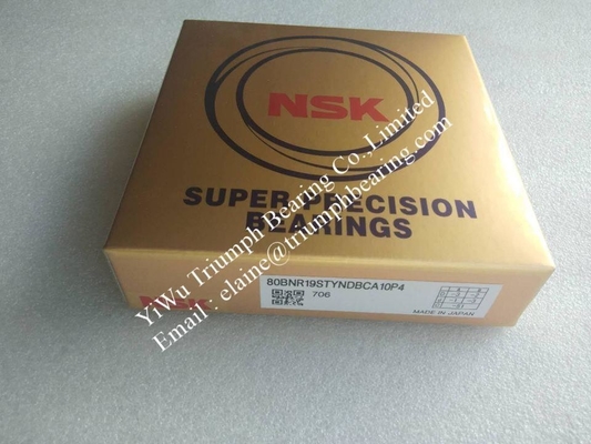 NSK Alta precisión rodamiento de bola de contacto angular 80BNR19STYNDBCA10P4,80BNR19 STYNDBCA10P4