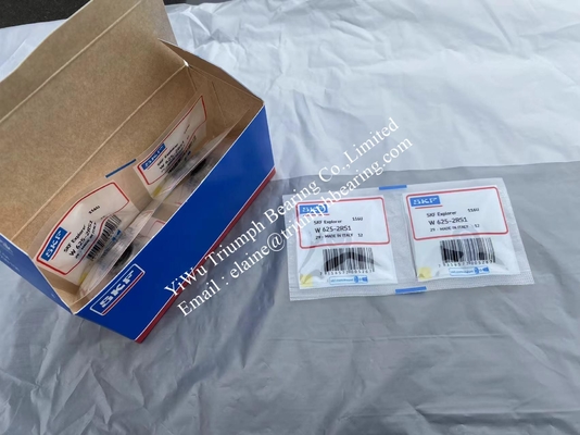 Rodamiento de bolas de ranura profunda en miniatura W625-2RS1, acero inoxidable