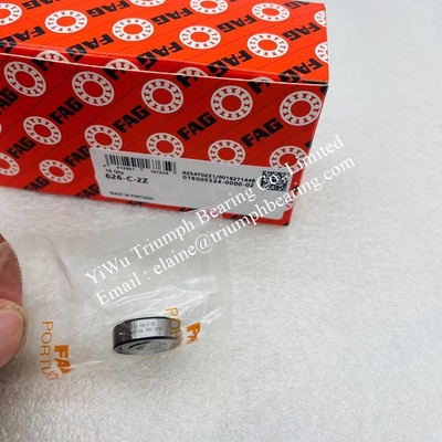 FAG rodamiento de bola de ranura profunda en miniatura 626-2Z, 626-C-2Z
