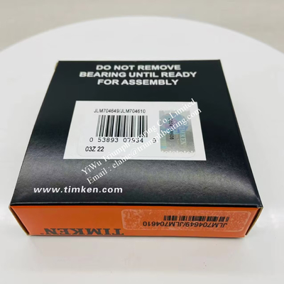 Los rodamientos de rodillos cónicos TIMKEN JLM104948/JLM104910, JLM704649/JLM704610