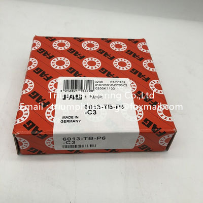 Los rodamientos de bolas con ranura profunda FAG 6013-TB-P6-C3 de alta precisión