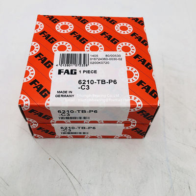Los rodamientos de bolas con ranura profunda 6208-TB-P6-C3, 6210-TB-P6-C3
