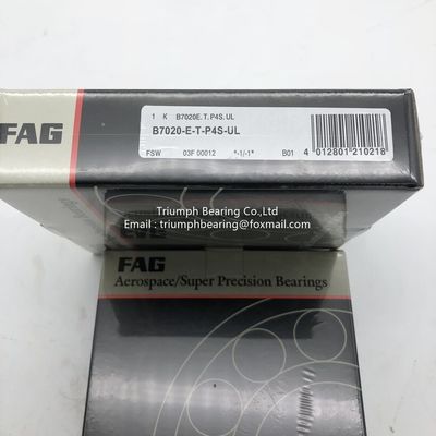 Los rodamientos de bolas de contacto angulares de alta precisión FAG B7020-E-T-P4S-UL