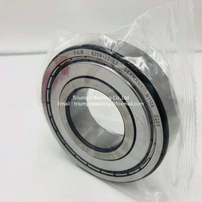 Los rodamientos de bolas con ranura profunda FAG 6309-2Z-C3