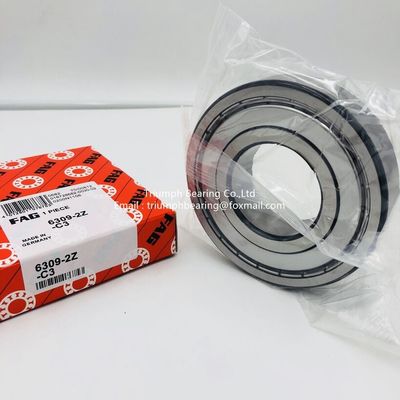 Los rodamientos de bolas con ranura profunda FAG 6309-2Z-C3
