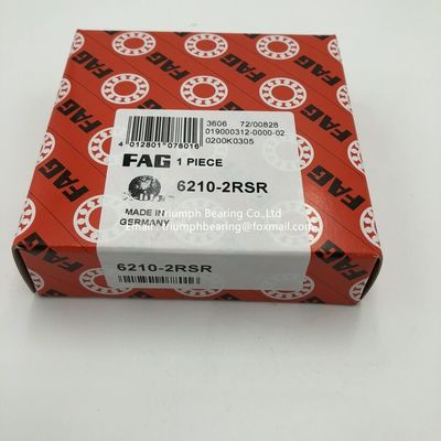 Los rodamientos de bolas de ranura profunda de la FAG 6210-2RSR