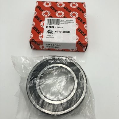 Los rodamientos de bolas de ranura profunda de la FAG 6210-2RSR