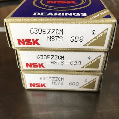 El rodamiento de bolas de ranura profunda NSK 6302ZZ, 6305ZZ, 6311CM