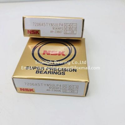 NSK Alta precisión rodamiento de bola de contacto angular 7206A5TYNSULP4,7207A5TYNSULP4