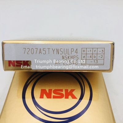 NSK Alta precisión rodamiento de bola de contacto angular 7206A5TYNSULP4,7207A5TYNSULP4