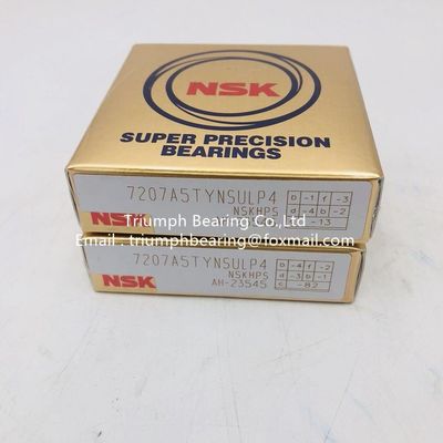 NSK Alta precisión rodamiento de bola de contacto angular 7206A5TYNSULP4,7207A5TYNSULP4