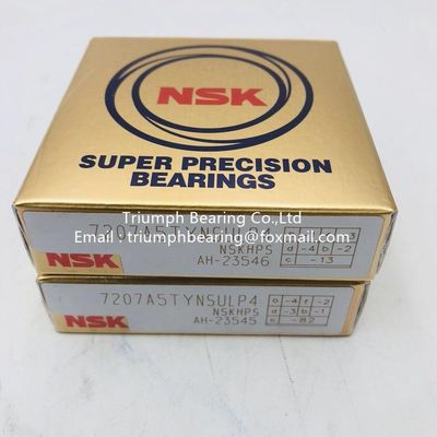 NSK Alta precisión rodamiento de bola de contacto angular 7206A5TYNSULP4,7207A5TYNSULP4