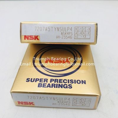 NSK Alta precisión rodamiento de bola de contacto angular 7206A5TYNSULP4,7207A5TYNSULP4