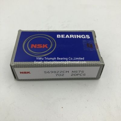 Los componentes de los rodamientos de bolas con ranura profunda de acero inoxidable NSK