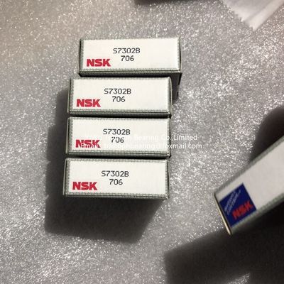 NSK acero inoxidable rodamiento de bola de contacto angular S7302B, 7302B
