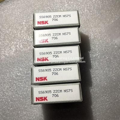 NSK Acero inoxidable rodamiento de bolas de ranura profunda SS6905ZZ, 6905ZZ