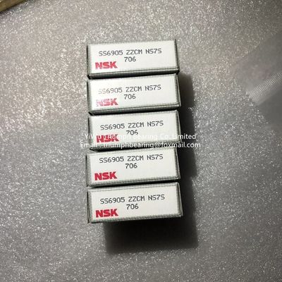 NSK Acero inoxidable rodamiento de bolas de ranura profunda SS6905ZZ, 6905ZZ