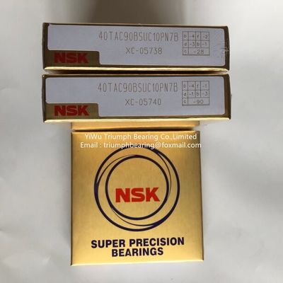 NSK Soporte de tornillo de bolas de alta precisión con rodamiento 40TAC90BSUC10PN7B