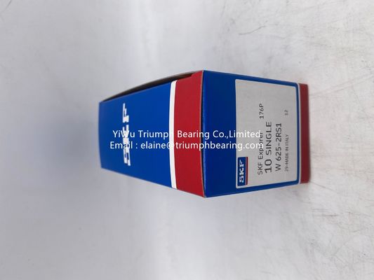 Acercamiento de bolas de ranura profunda en miniatura W625-2RS1 de acero inoxidable