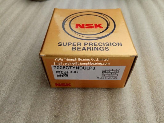 NSK de alta precisión rodamiento de bola de contacto angular 7005CTYNDULP3
