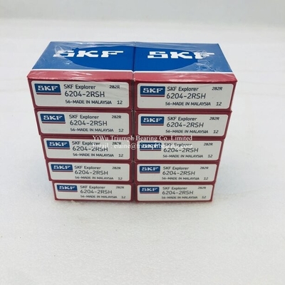 Los rodamientos de bolas de ranura profunda 6204-2RSH, 6204-2RS,6204