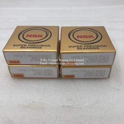 NSK de alta precisión rodamiento de bola de contacto angular 7005CTYNSULP5,7005CTYNSULP4