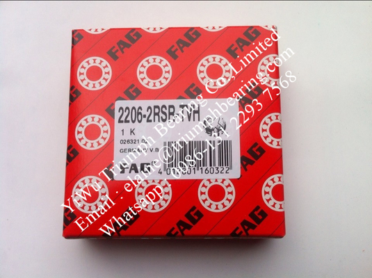 FAG Rodamiento de bolas autoalineado 22..-2RS-TVH, sellos, jaula de plástico 2206-2RS-TVH