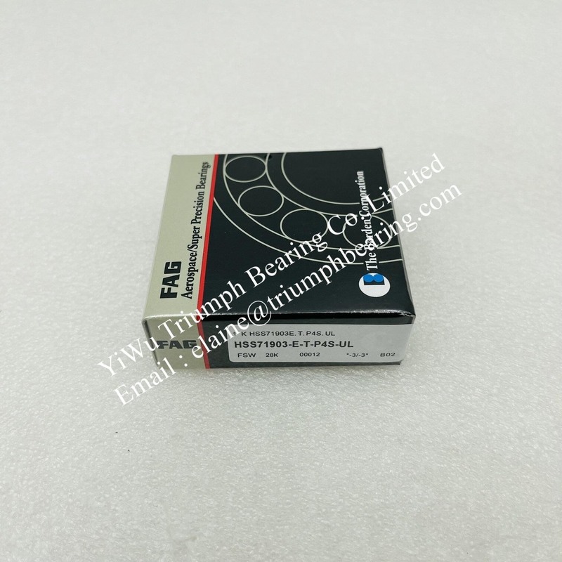 Los rodamientos de bolas de contacto angulares de alta precisión HSS71903-E-T-P4S-UL, HSS71904-E-T-P4S-UL