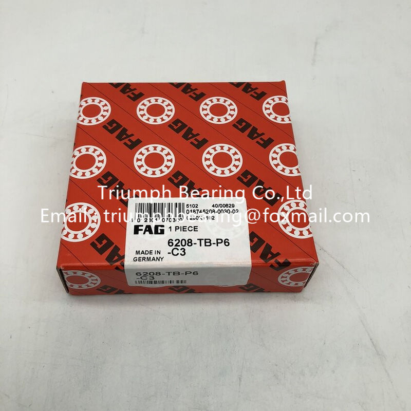 Los rodamientos de bolas con ranura profunda 6208-TB-P6-C3, 6210-TB-P6-C3